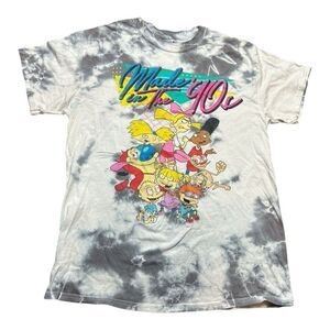 Nickelodeon Cartoon Characters‎ Made in The 90's Tie Dye T-shirt  6 for $36